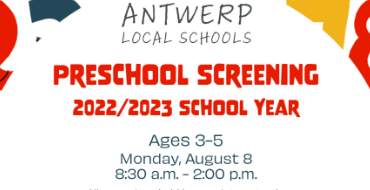 Preschool Screening for 2022-2023 School Year